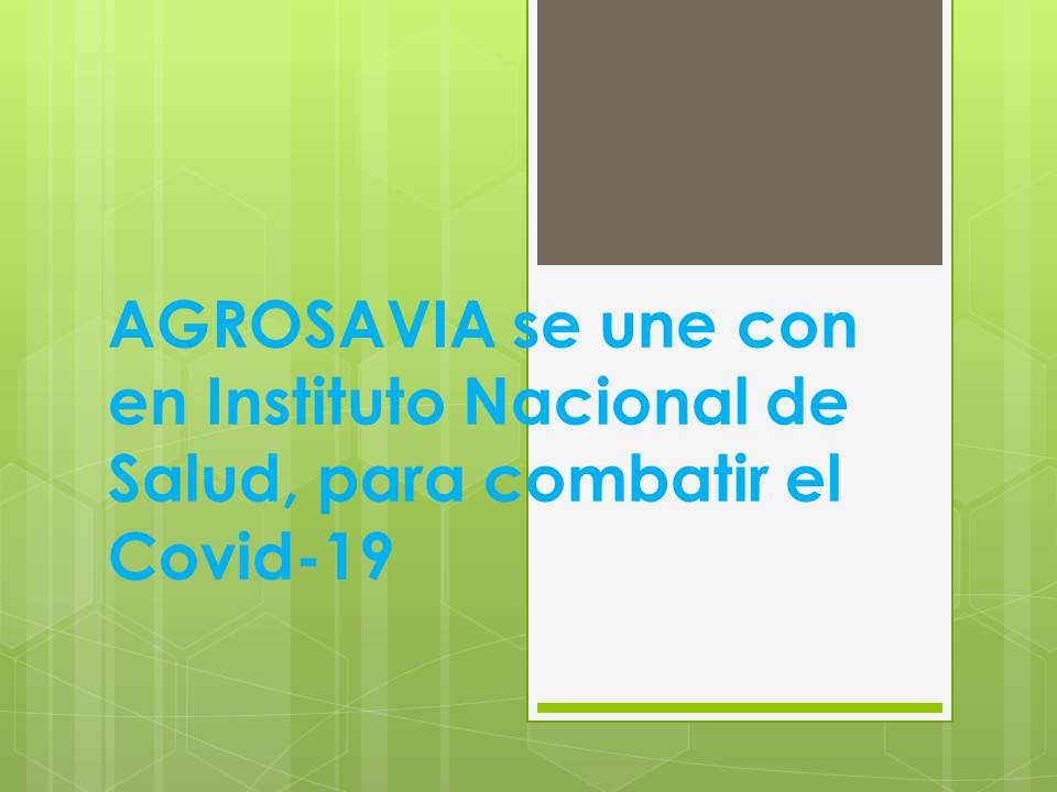 AGROSAVIA se une con en Instituto Nacional de