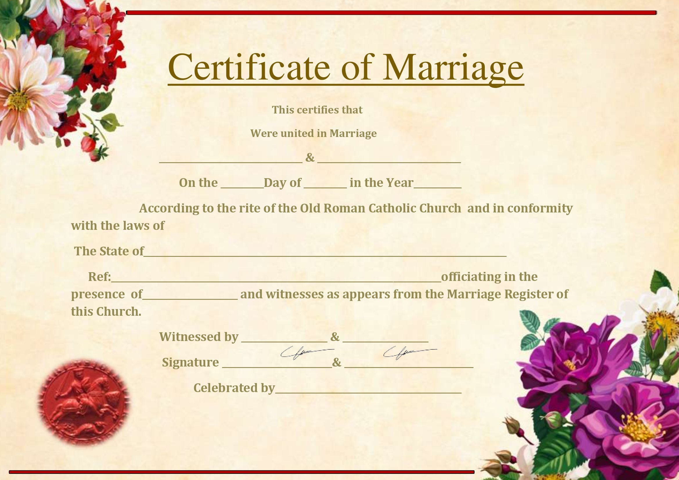 Certidão De Casamento Online No Word