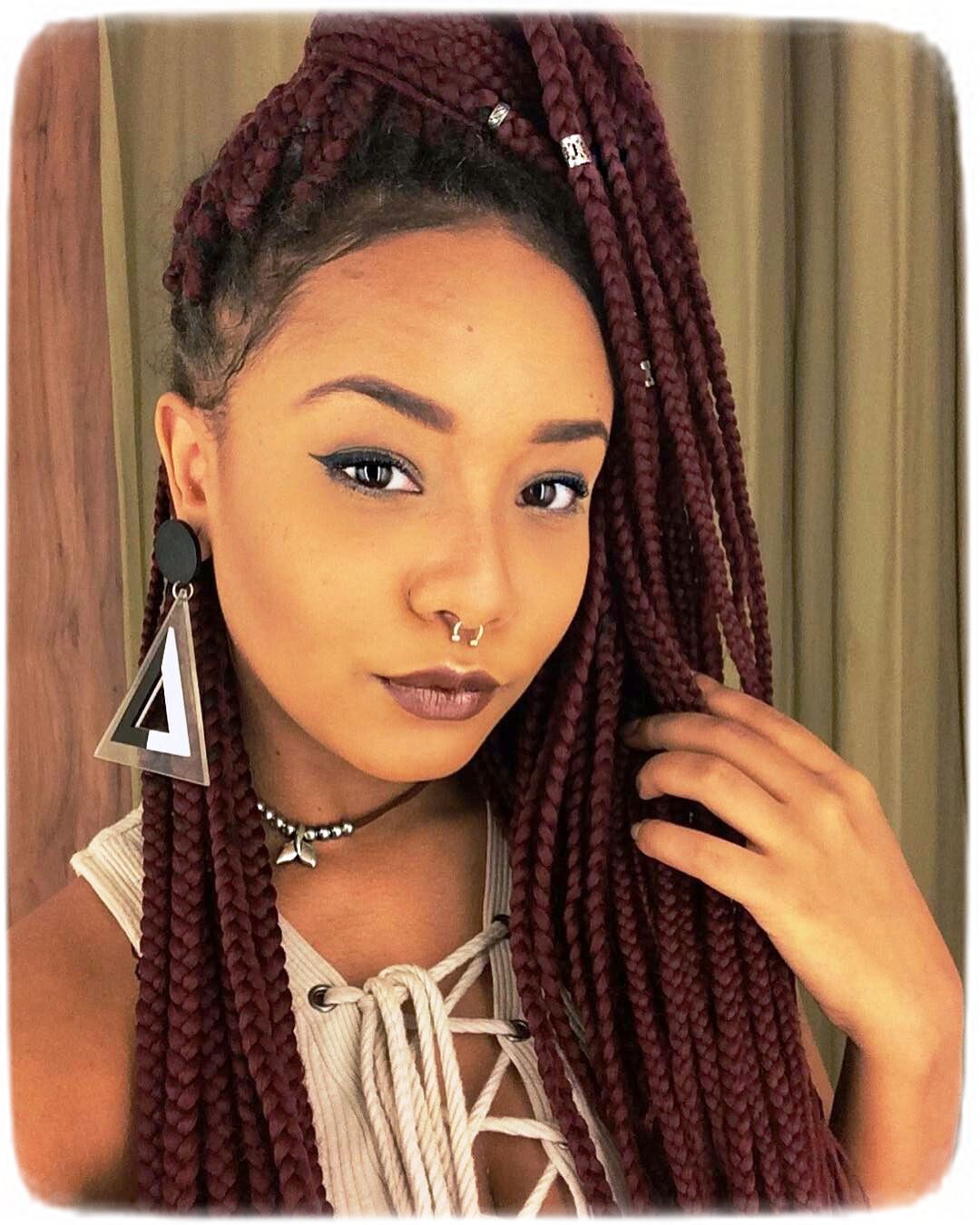 Penteados Com Tranças Box Braids Para Casamento