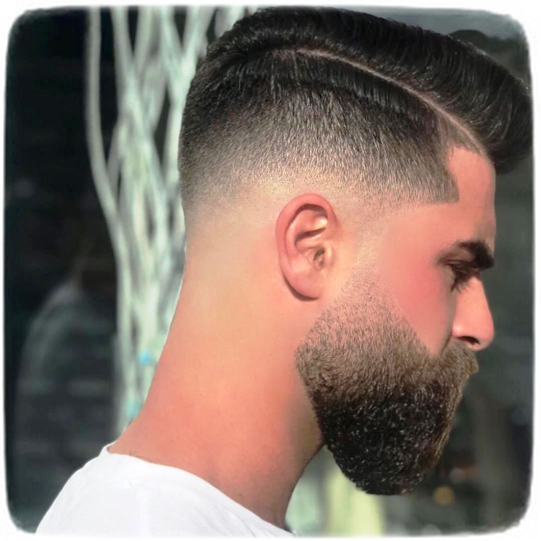 Degrade v com risco #degrade #lowfade💈 #degradev #barba #fade #hairst