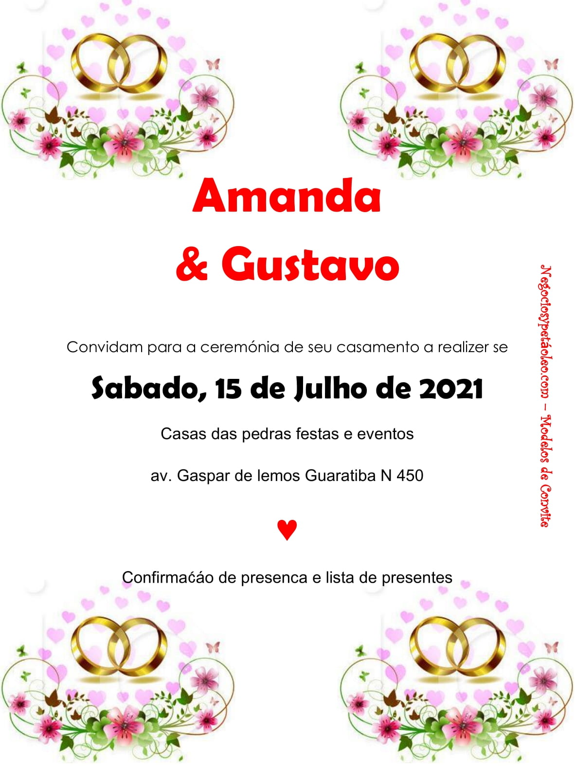 Word Convite De Casamento Rustico Para Editar
