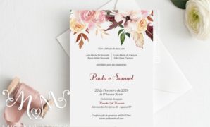 Fundo Para Convite De Casamento Marsala 0282ebae2
