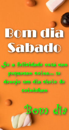 Bom Dia Sábado Abençoado