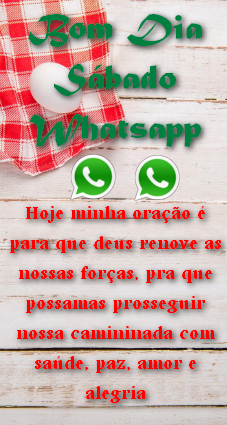 Bom Dia Sabado Whatsapp