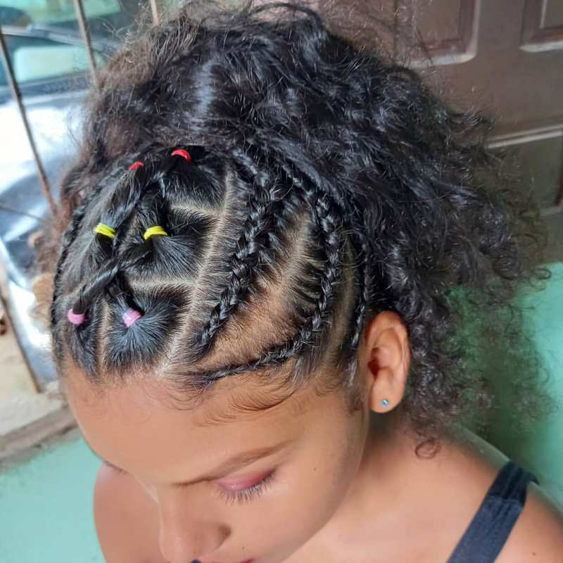 como fazer penteado com liguinha bcbf92b36