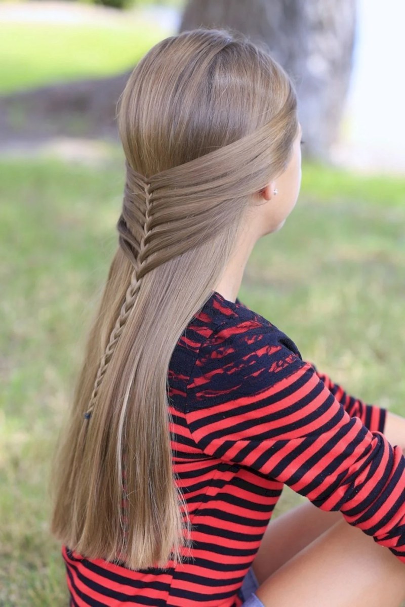 peinados con trenzas faciles y pelo suelto d9391c428