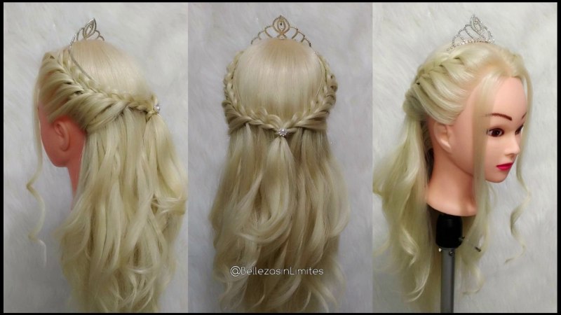 elegante peinados para quinceaneras con cabello suelto 688153fd4