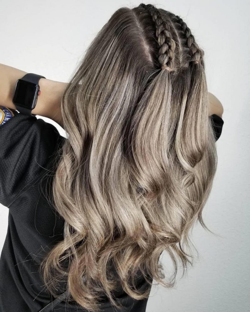 peinados faciles cabello suelto juvenil hermosas trenzas de moda 43e97eee2