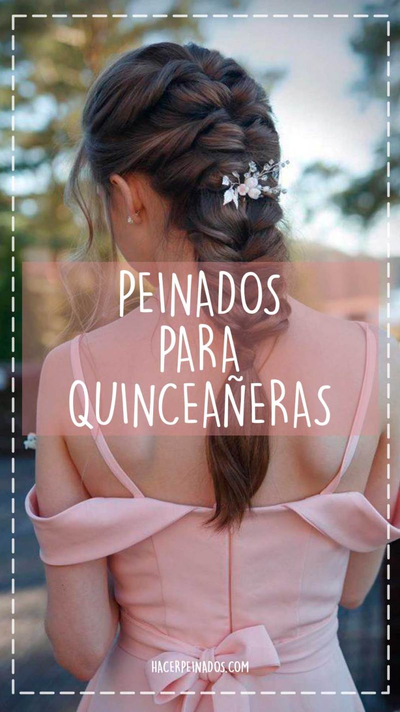 peinados para quinceaneras 2022 cabello corto 8376bc1e1