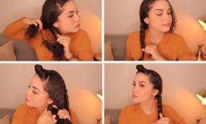 penteado facil com liguinha 51e583d01