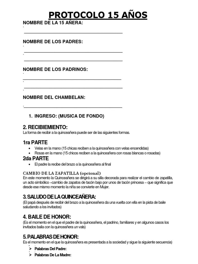 protocolo de quinceanera de6e7b111 protocolo de quinceanera de6e7b111