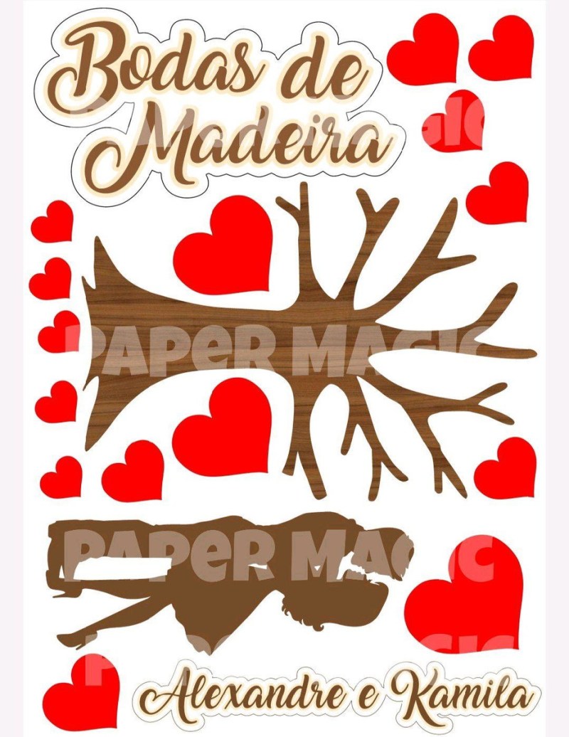 topper bodas de madeira para imprimir 4d5d253ac